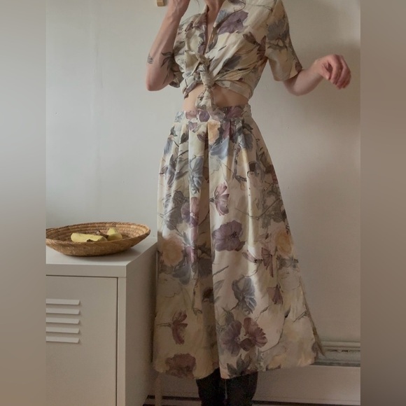 Vintage Vivianne Petites 2-Piece Floral Set – Made in Canada - Picture 1 of 6